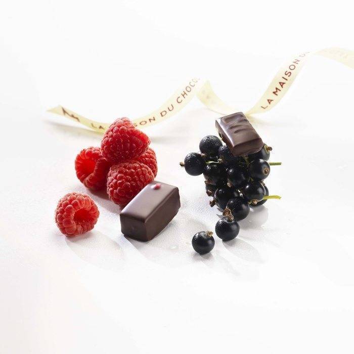 Chocolate with berries