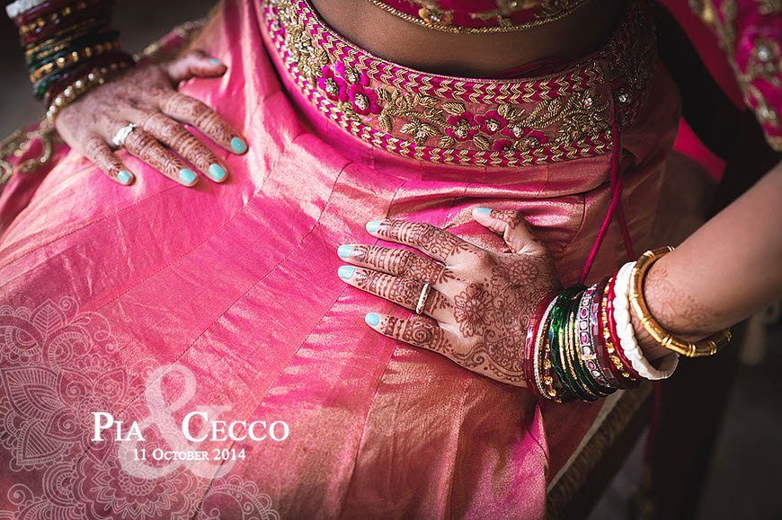 Traditional Indian Wedding Set In Umbria Italy