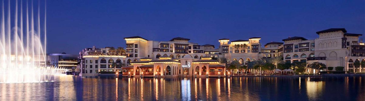 Hotel and The-Dubai-Fountain - Luxury Honeymoon Destinations Our Top 20 Luxury Honeymoon Destinations in 2020
