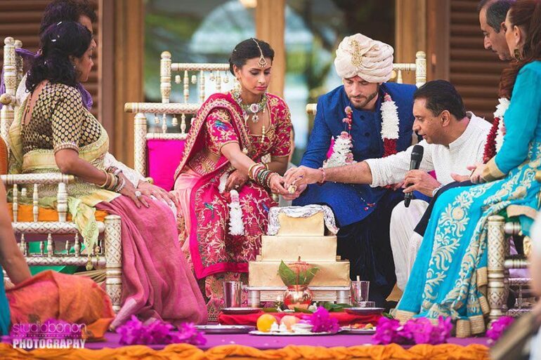 Traditional Indian Wedding Set In Umbria Italy