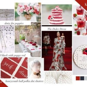 Valentines Day Inspiration Mood Board, Dotty for Poppies