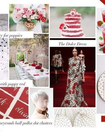 Valentines Day Inspiration Mood Board, Dotty for Poppies