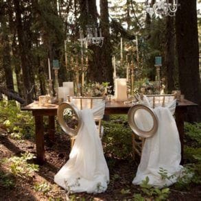 A Fairytale Wedding Style Shoot Set In A Forrest
