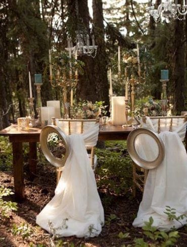 A Fairytale Wedding Style Shoot Set In A Forrest