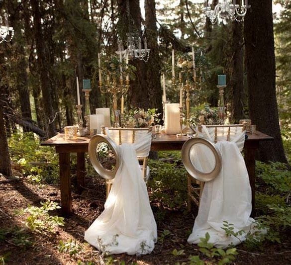 A Fairytale Wedding Style Shoot Set In A Forrest