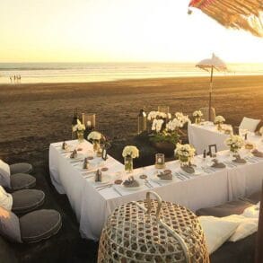 Contemporary Black Beach Weddings At Alila Villas Soori