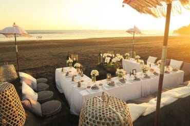 Contemporary Black Beach Weddings At Alila Villas Soori