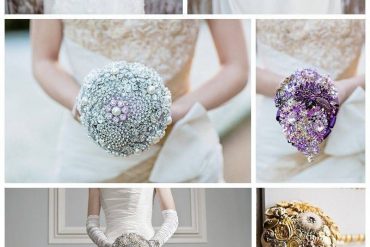Jewel & Button Bouquets by The Finer Details