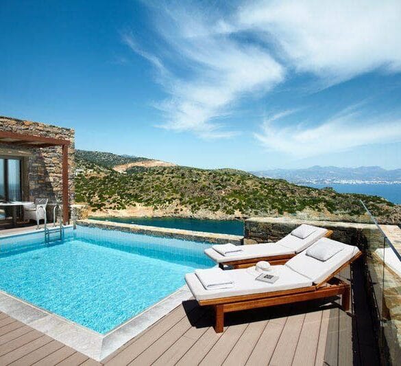 Romance In A Private Cove in Crete