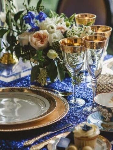 Mid-Century Glamour with a Regal Finish