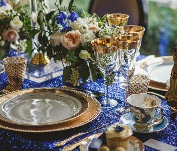 Mid-Century Glamour with a Regal Finish