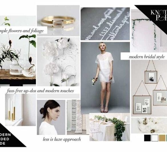 Inspiration For The Modern Minded Bride