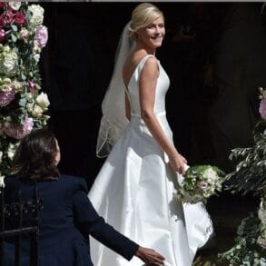 Declan Donnelly's Girl Glows in Phillipa Lepley Gown at Newcastle Wedding