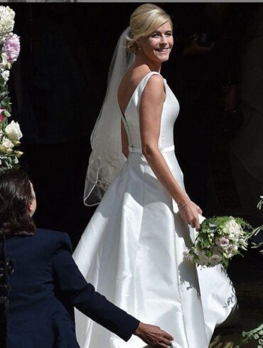 Declan Donnelly's Girl Glows in Phillipa Lepley Gown at Newcastle Wedding