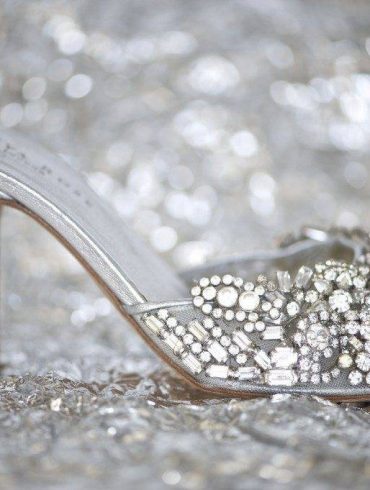 Every girls dream, vintage inspired wedding shoes!