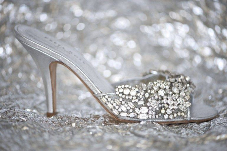 Every girls dream, vintage inspired wedding shoes!
