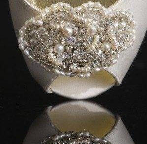 New couture wedding shoes by Freya Rose