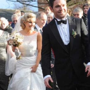 He​len Skelton Weds In ​Sassi Holford Gown