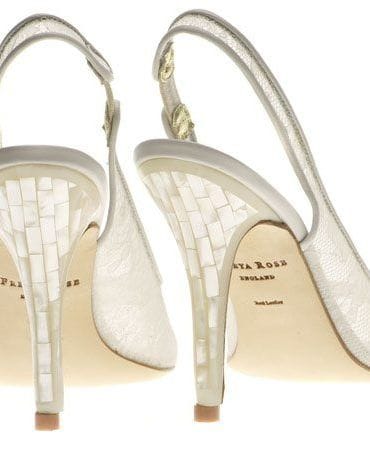Wedding Shoe Designer Launch Mother Of Pearl Heel