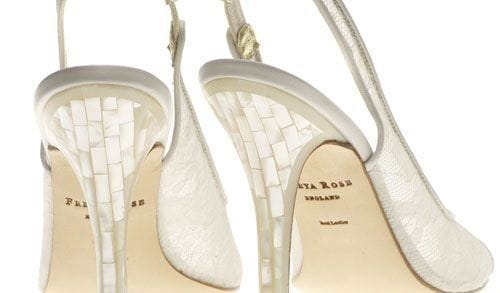 Wedding Shoe Designer Launch Mother Of Pearl Heel