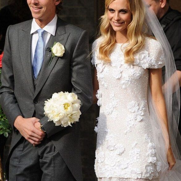 Poppy Delevingne Weds James Cook In Chanel Bridal Gown