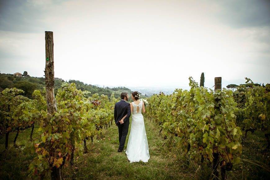 Bride And Groom Tuscany