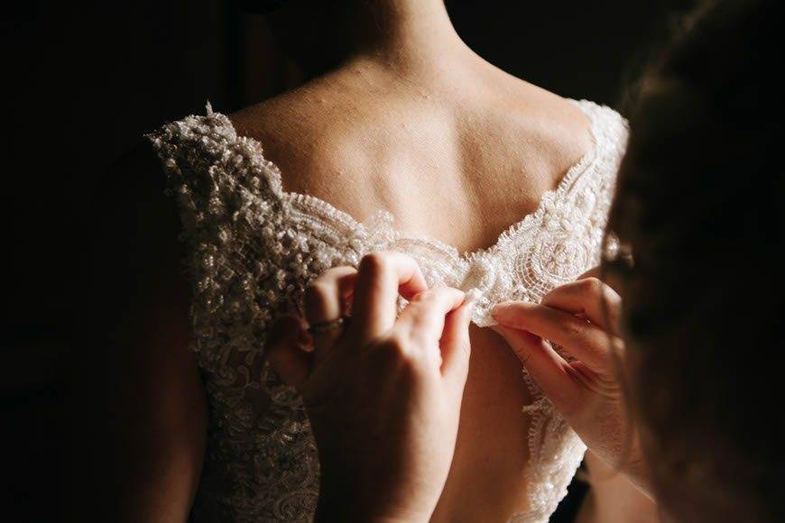Bride Getting ready
