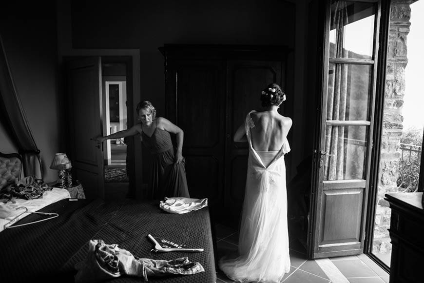 Bride Getting ready