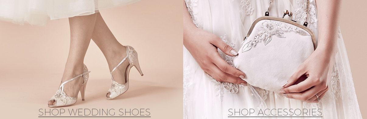 Beautiful designer bridal shoes 2 Rachel Simpson bridal collection