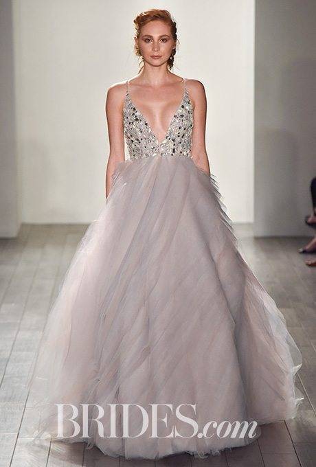 Fall Favourites at New York Bridal Week A soft, elegant hint of colour from Hayley Paige