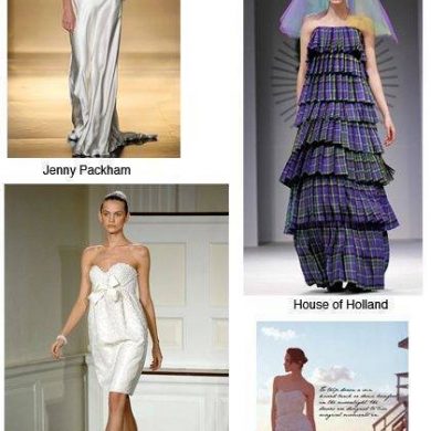 Weddings at London Fashion Week 2008