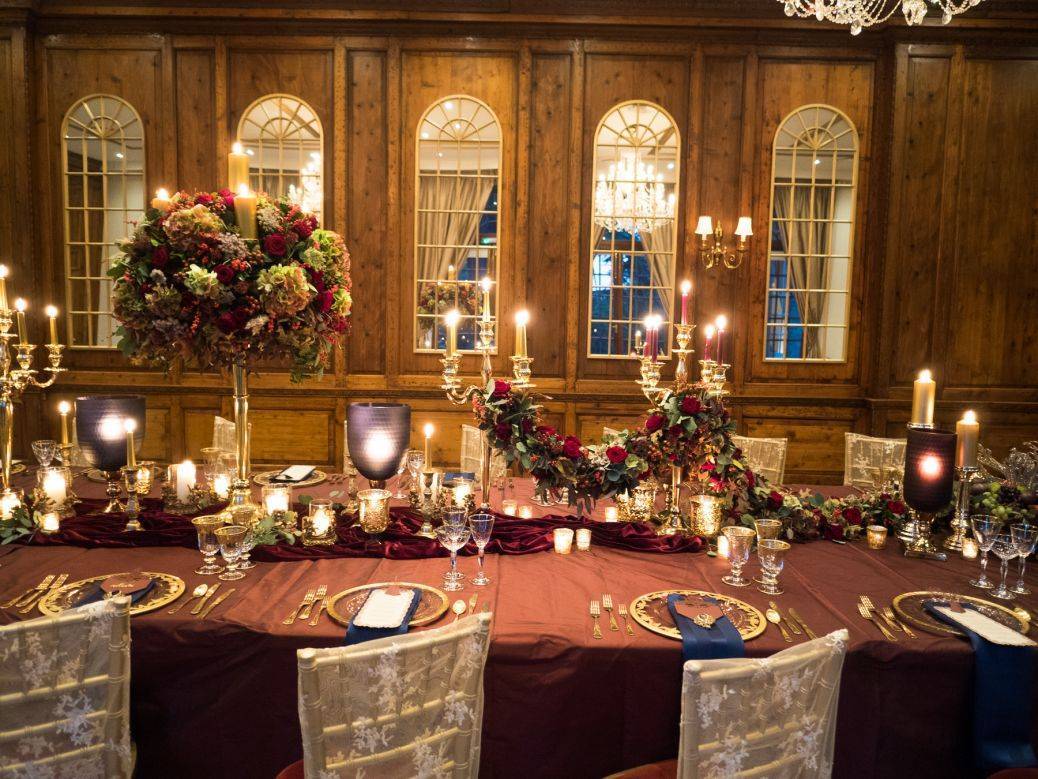 A festive feast at Hedsor House A magical display