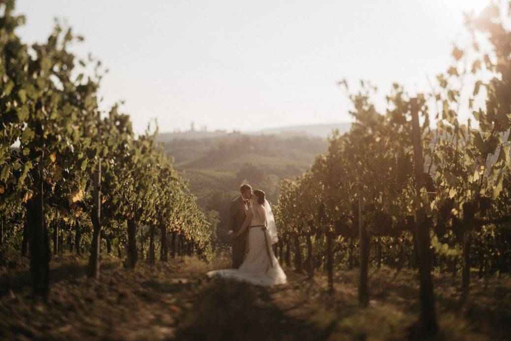 Villages & Vineyards – a Tuscan wedding Rolling hills and gorgeous vineyards.