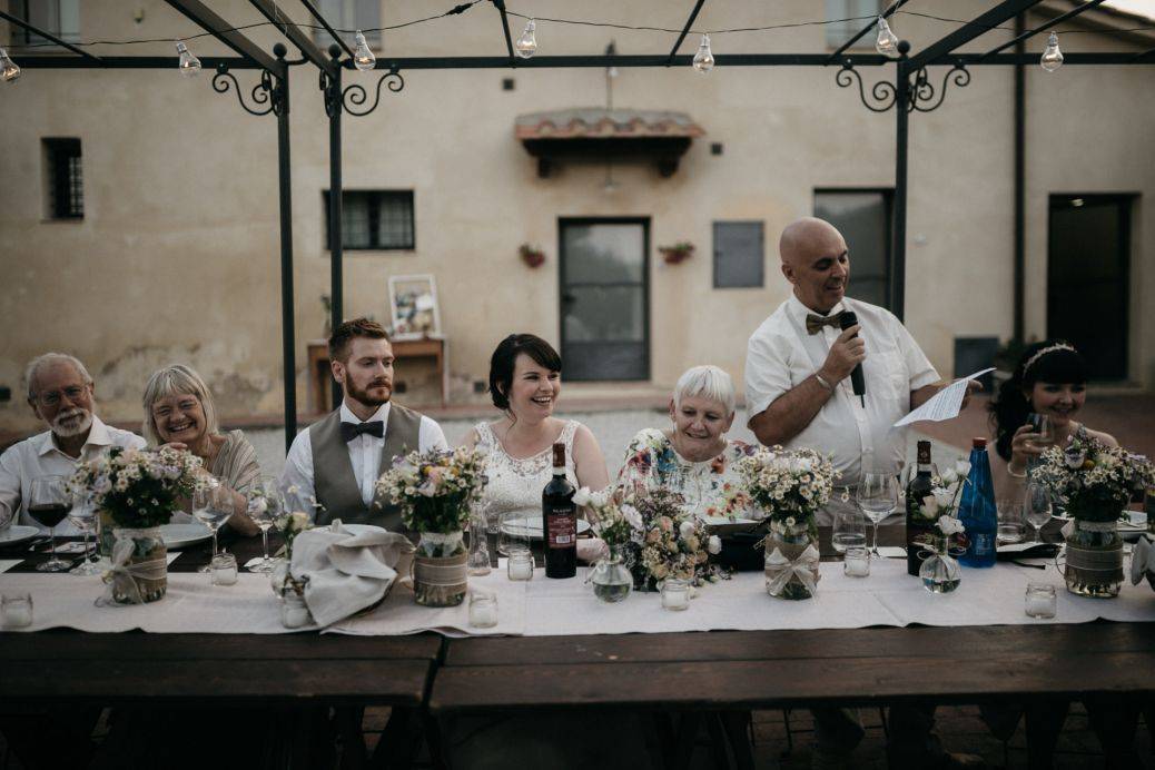 Villages & Vineyards – a Tuscan wedding Speeches and toasts!