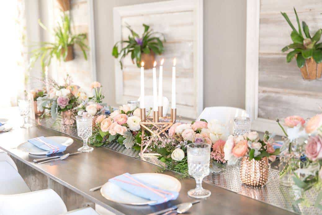 Hints of rose gold