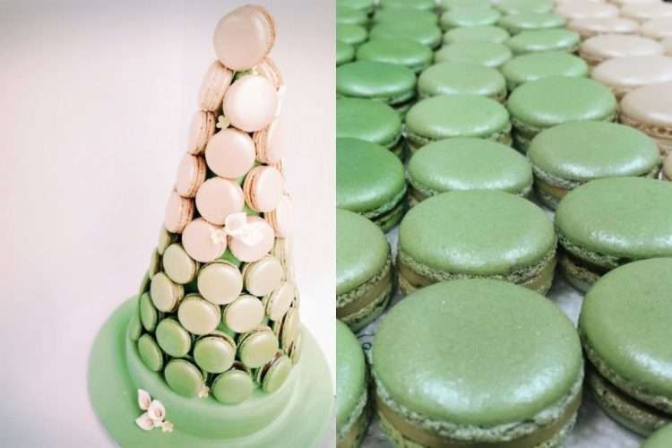 Greenery in all its Glory Macarons come in all colourways!