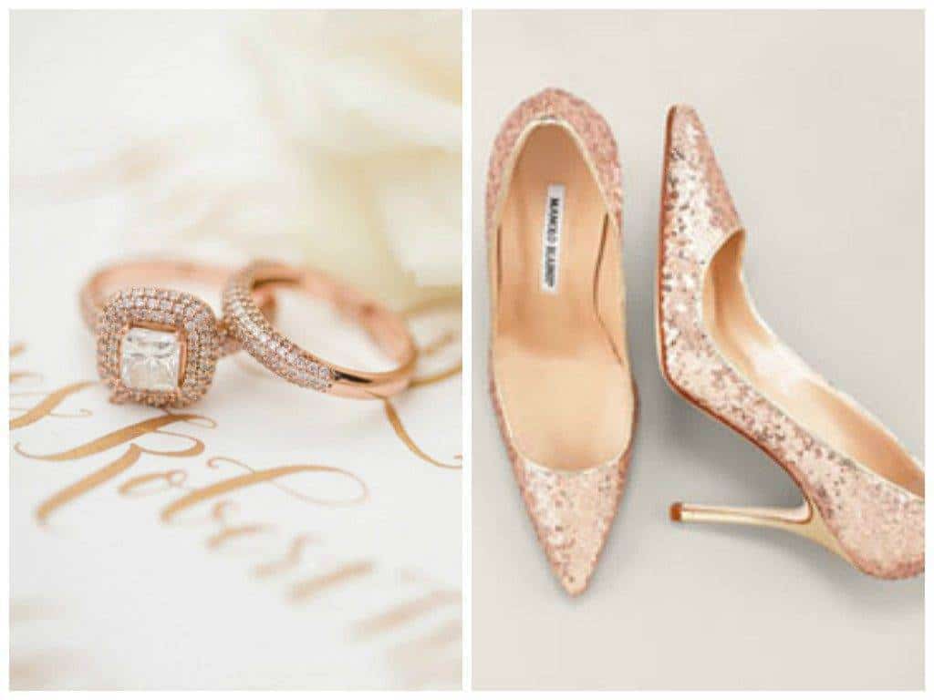 Hints of rose gold