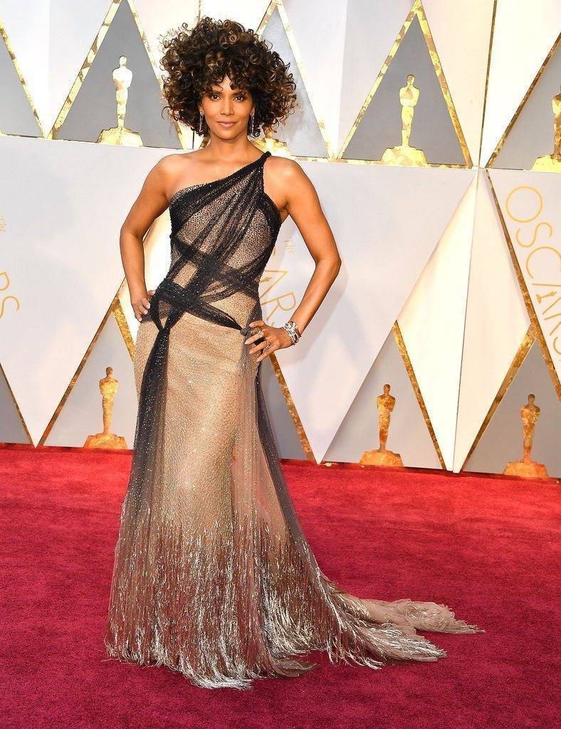 The Oscars 2017 Red Carpet Halle-Berry-2017-Getty