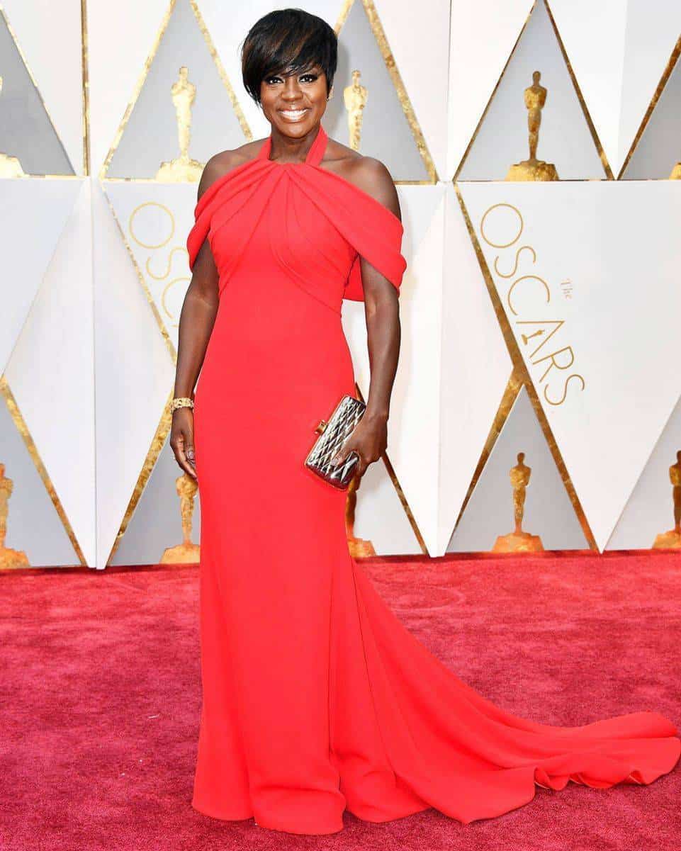 The Oscars 2017 Red Carpet Viola Davis - Photo: Getty