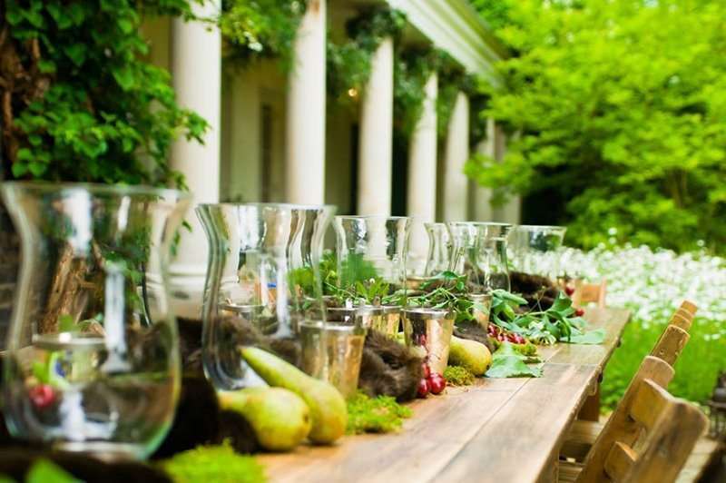 Wedding Flower Trends Green Decor