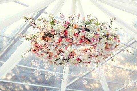 Pippa Middleton Wedding Predictions Hanging Floral Chandelier