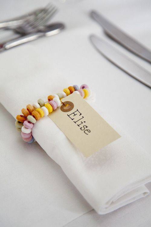 Cute and clever cards wedding place cards