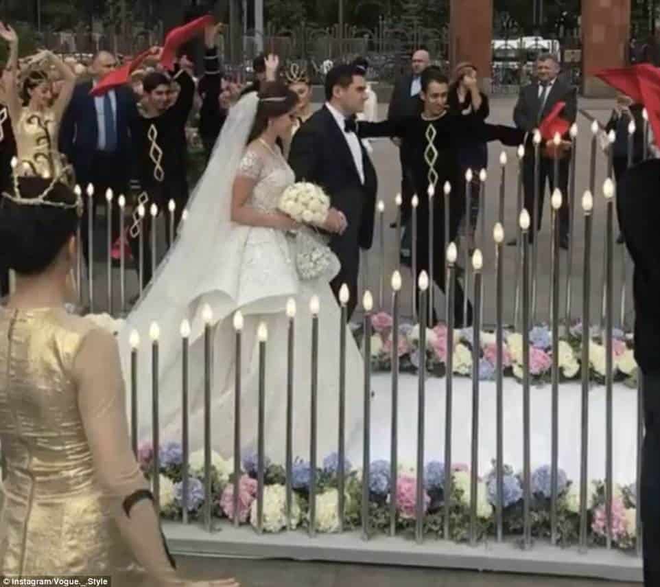 Lavish luxury at wedding of Armenian billionaire's son