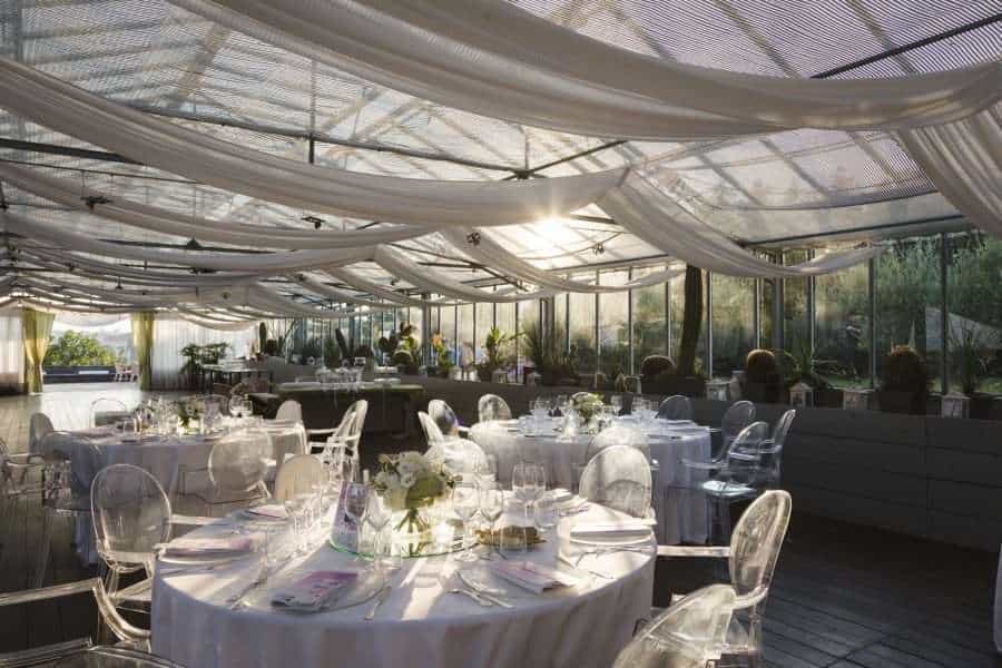 Outdoors Indoors wedding - The Wedding Room Decorated