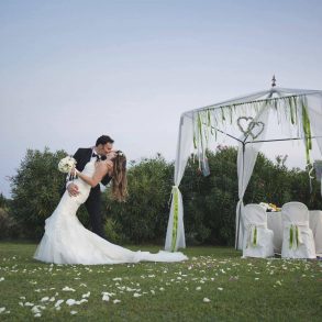 Outdoors Indoors Wedding in Italy