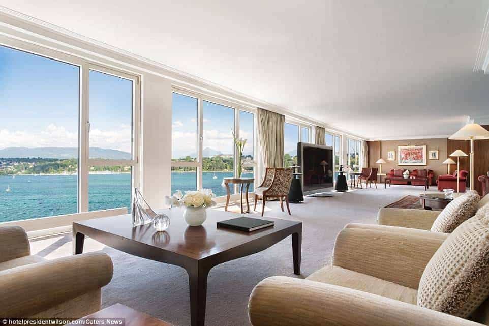 The most expensive suite in the world - at The Hotel President Wilson
