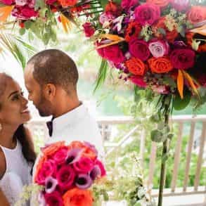 Hot Neons with Chic Bahamas Weddings