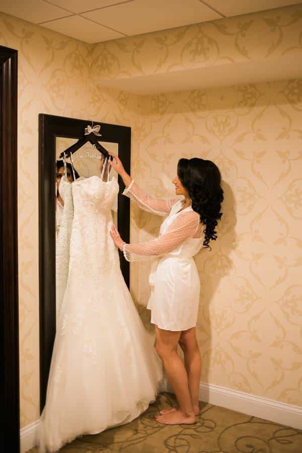 White Orchids and Crystal Chandeliers  