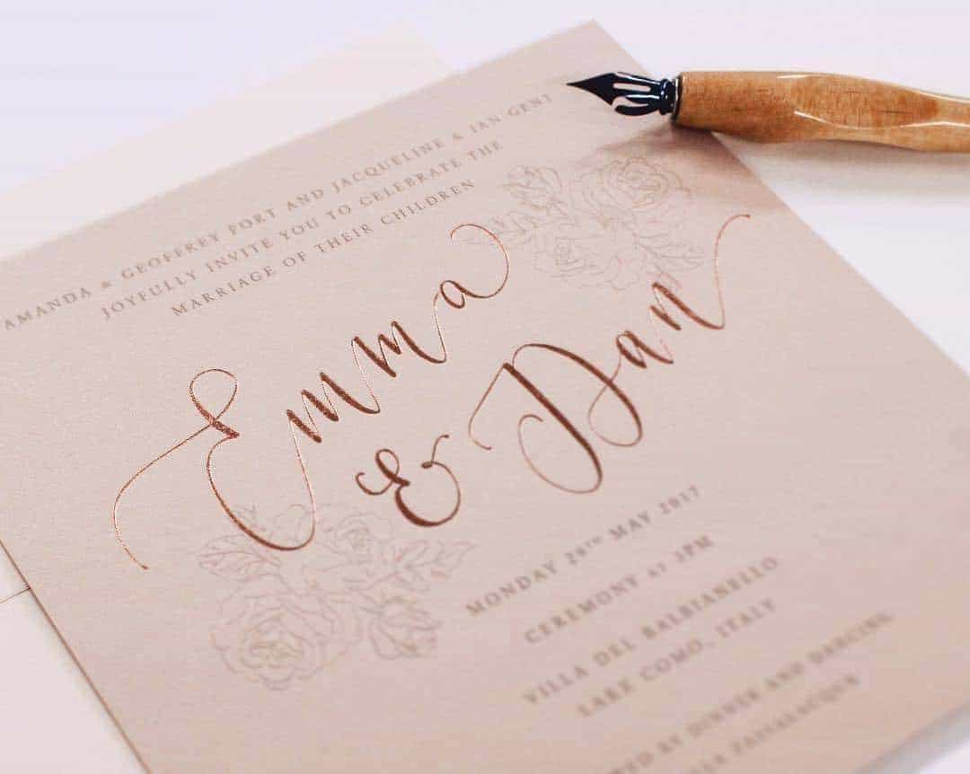 Sublime Stationery - calligraphy Sublime Stationery