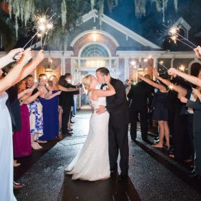 Real Wedding: Pretty pastels & rain showers in South Carolina